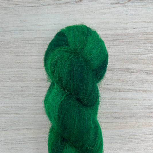 OOAK Suri Silk Hand-dyed Yarn Fiber-Macgyver
