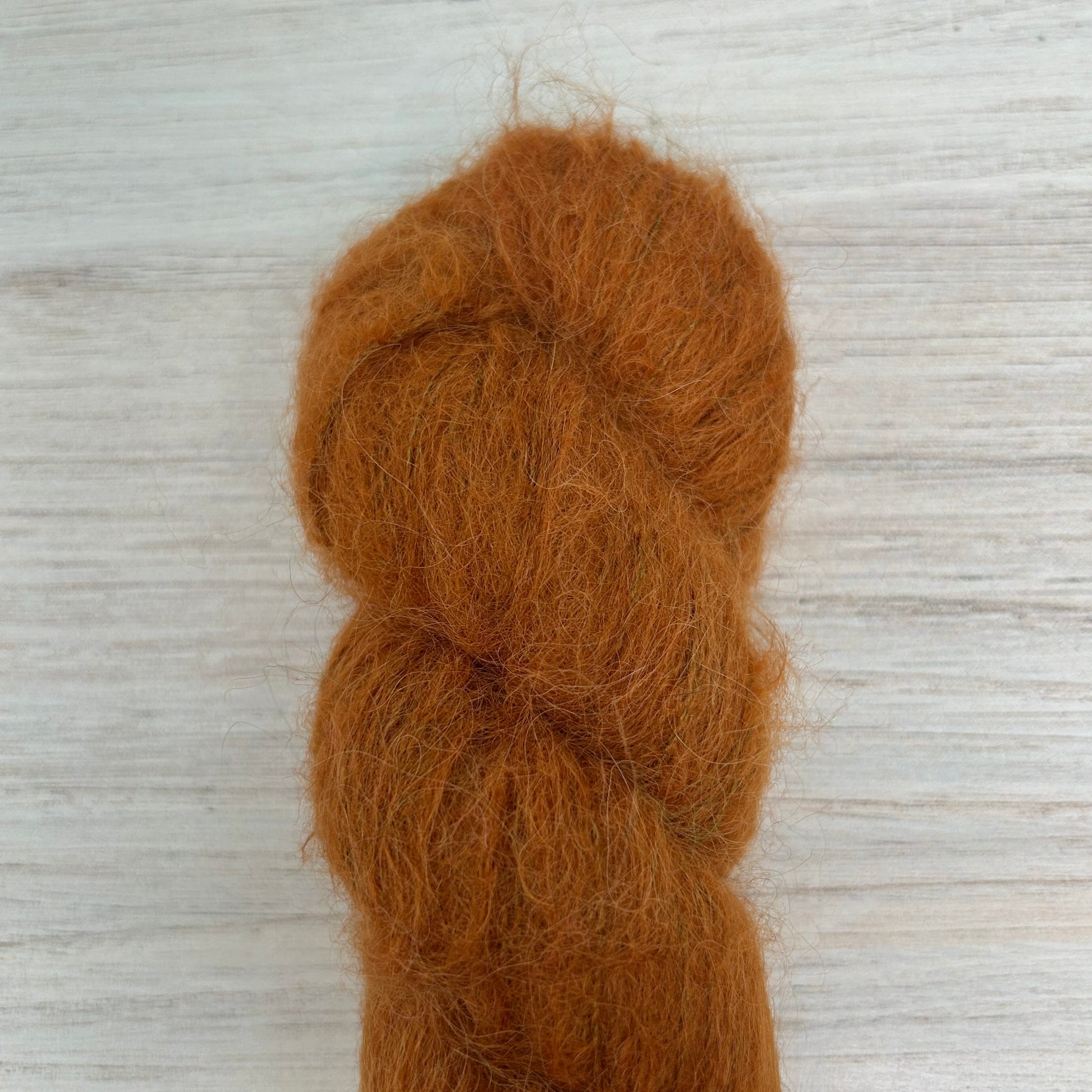 OOAK Suri Silk Hand-dyed Yarn Fiber-Macgyver