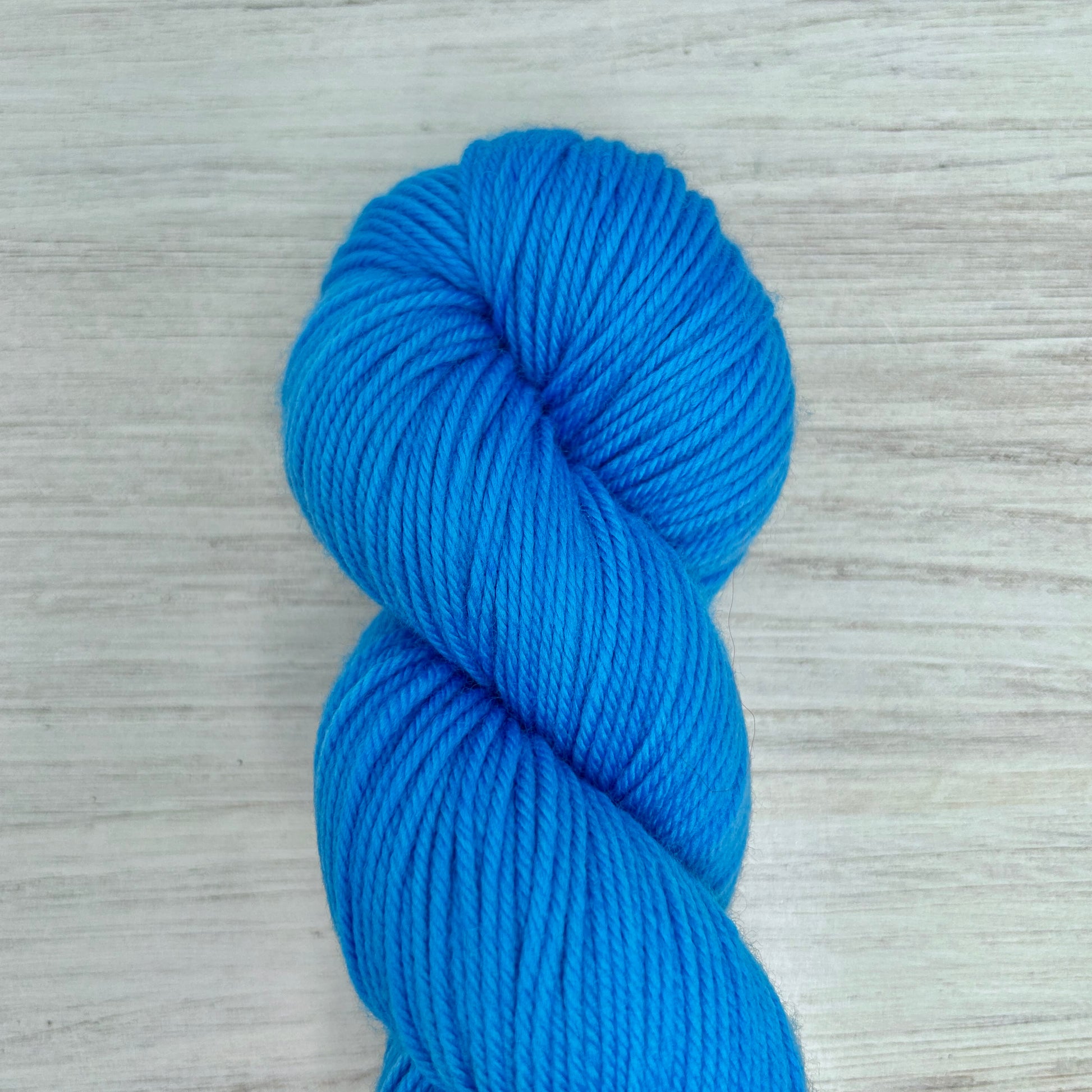 Paris Blue Merino DK Hand-dyed Fiber-Macgyver