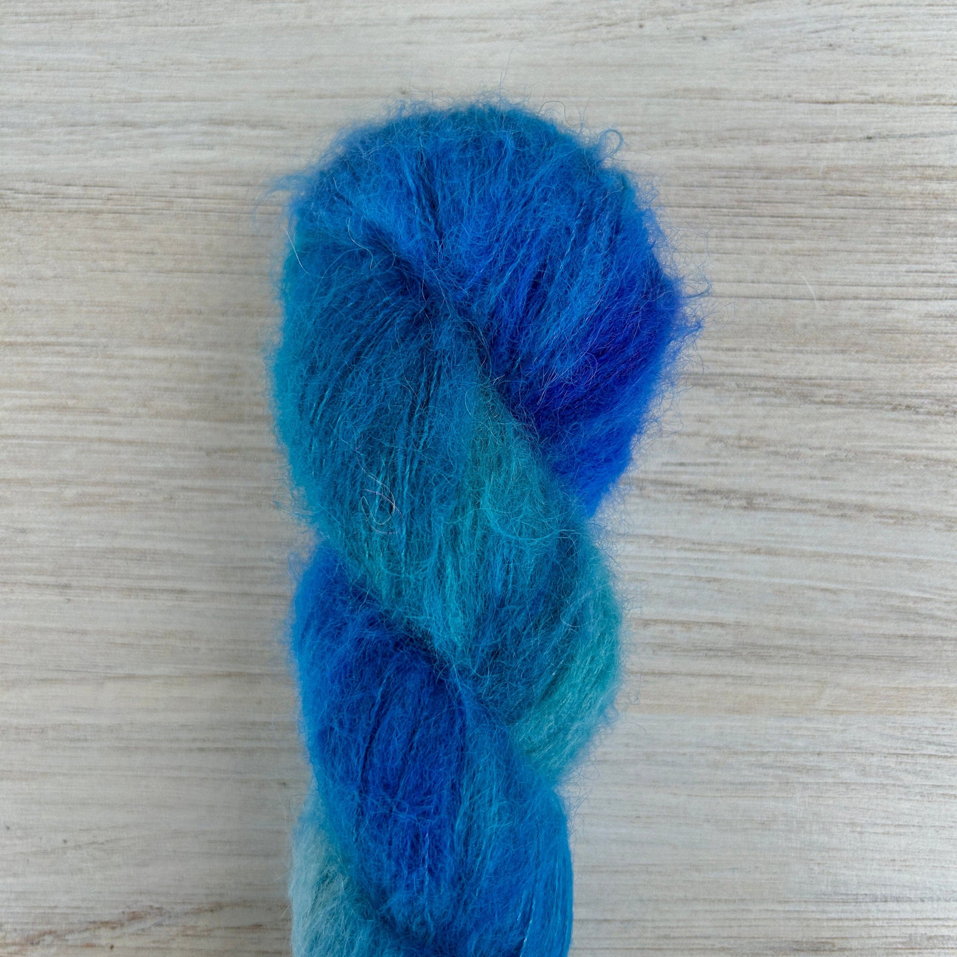 Peacock Suri Silk Hand-dyed Yarn Fiber-Macgyver