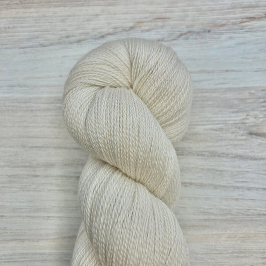 Pearl Merino Silk Lace PREORDER Hand-dyed Fiber-Macgyver