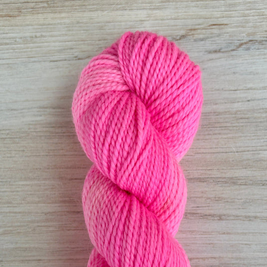 Perfect Pink Merino Alpaca Hand-dyed Yarn Fiber-Macgyver