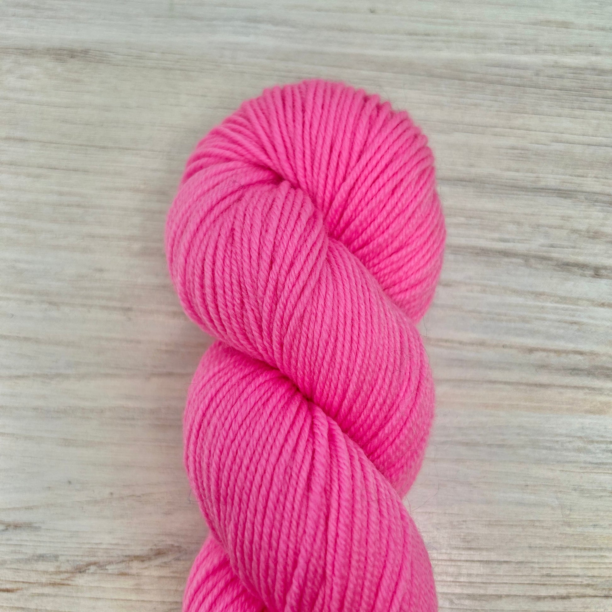Perfect Pink Merino Sport Hand-dyed Yarn Fiber-Macgyver