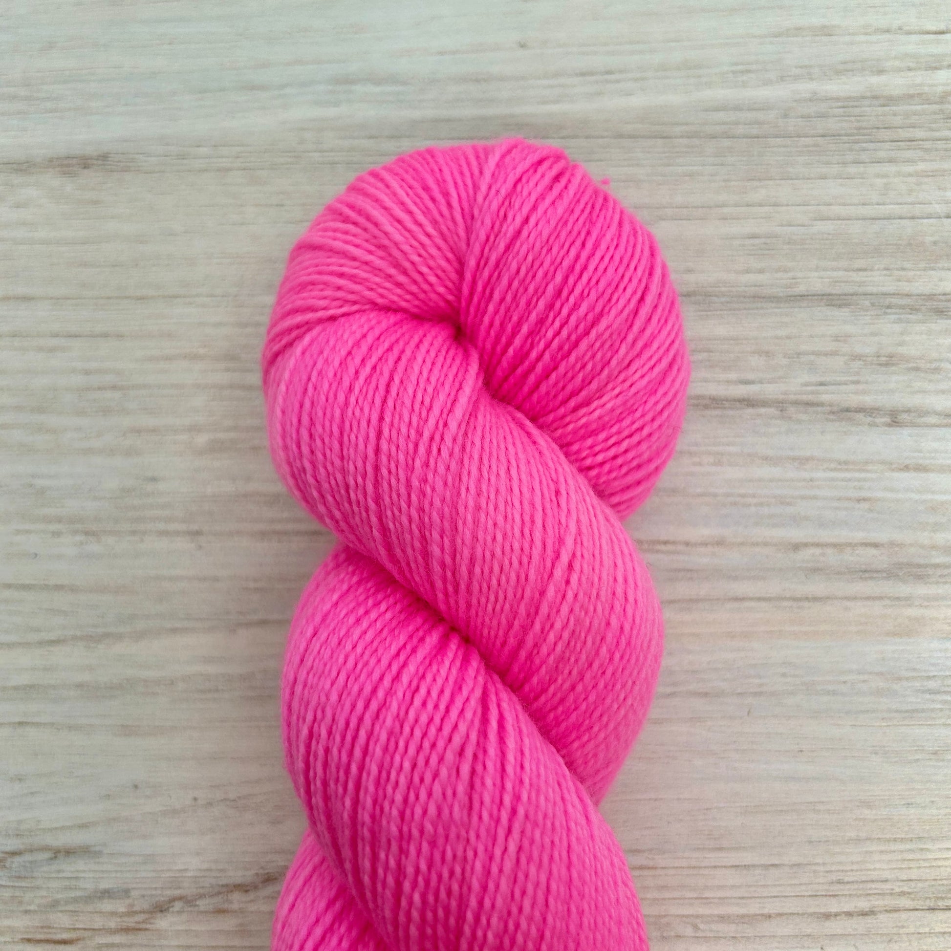 Perfect Pink Merino Twist Hand-dyed Yarn Fiber-Macgyver