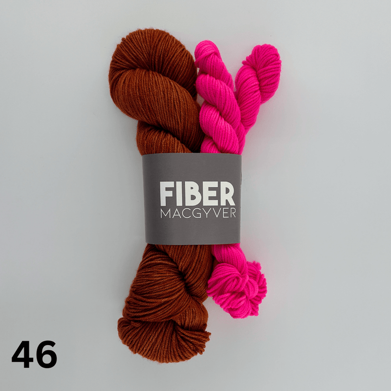 Pressed Flower Hat Kit Hand-dyed Yarn Fiber-Macgyver