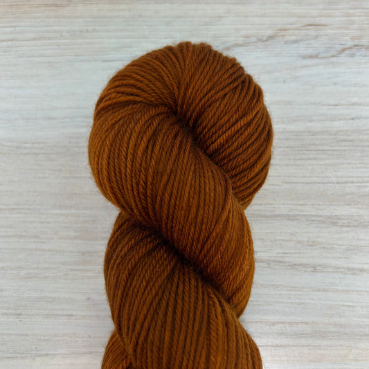 Roasted Pecan Merino DK Hand-dyed Fiber-Macgyver
