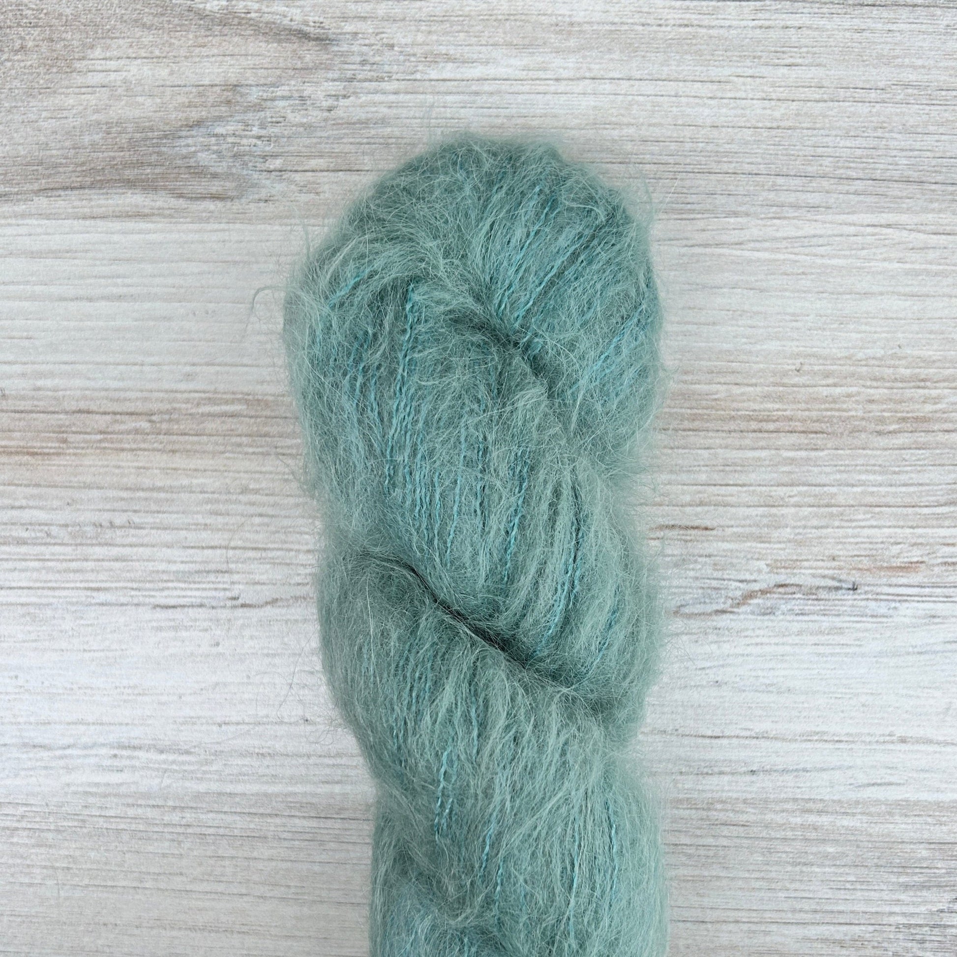 Sage Suri Silk Hand-dyed Yarn Fiber-Macgyver