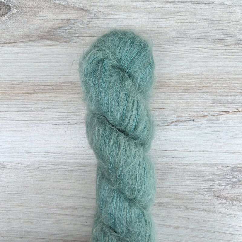 Sage Suri Silk Hand-dyed Yarn Fiber-Macgyver