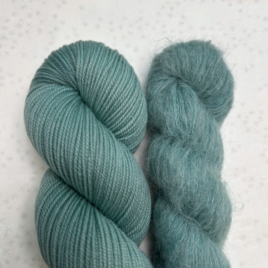 Champagne Cardigan Bundle - Shaniko DK + Suri Silk