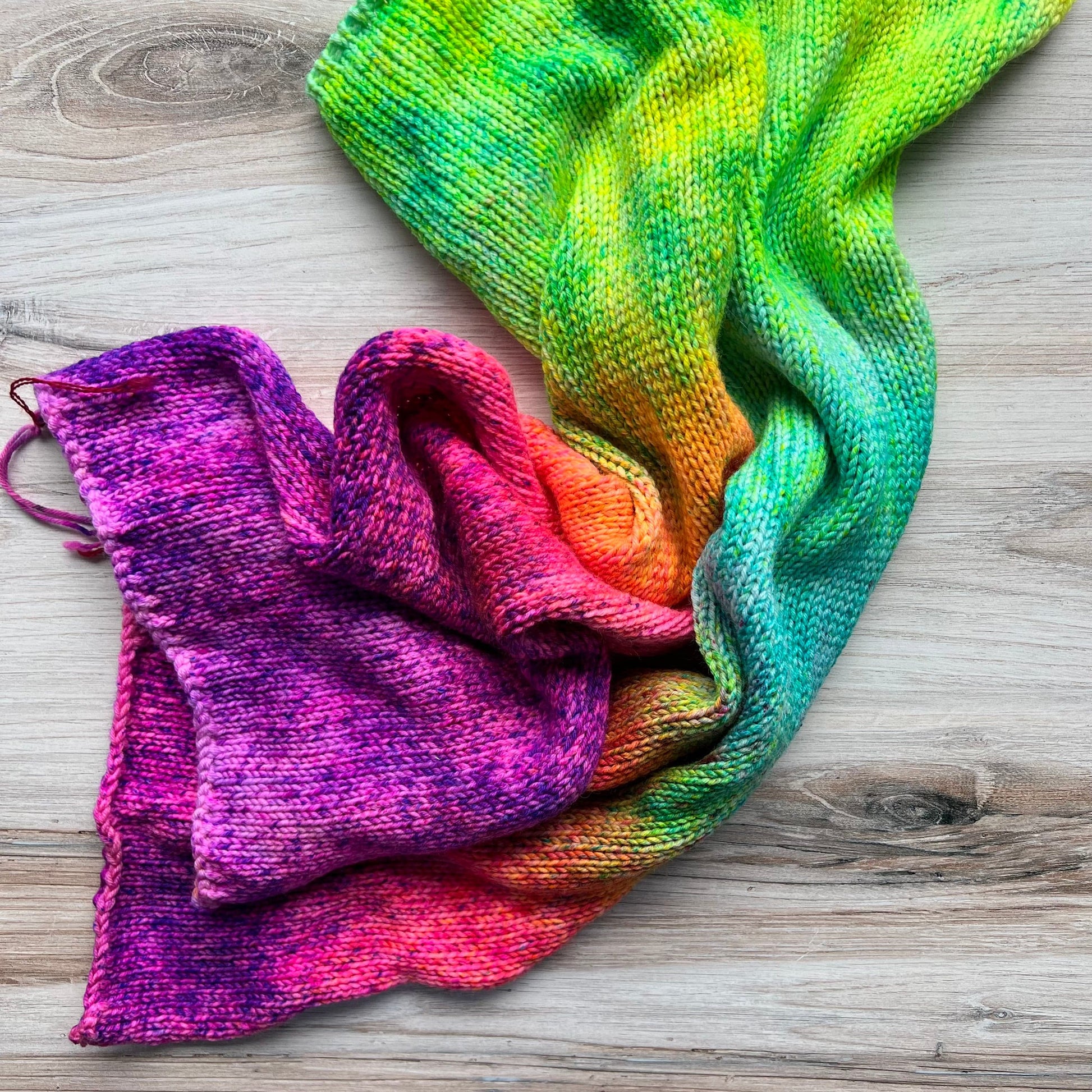Sock Blank + Tea Towel Hand-dyed Yarn Fiber-Macgyver
