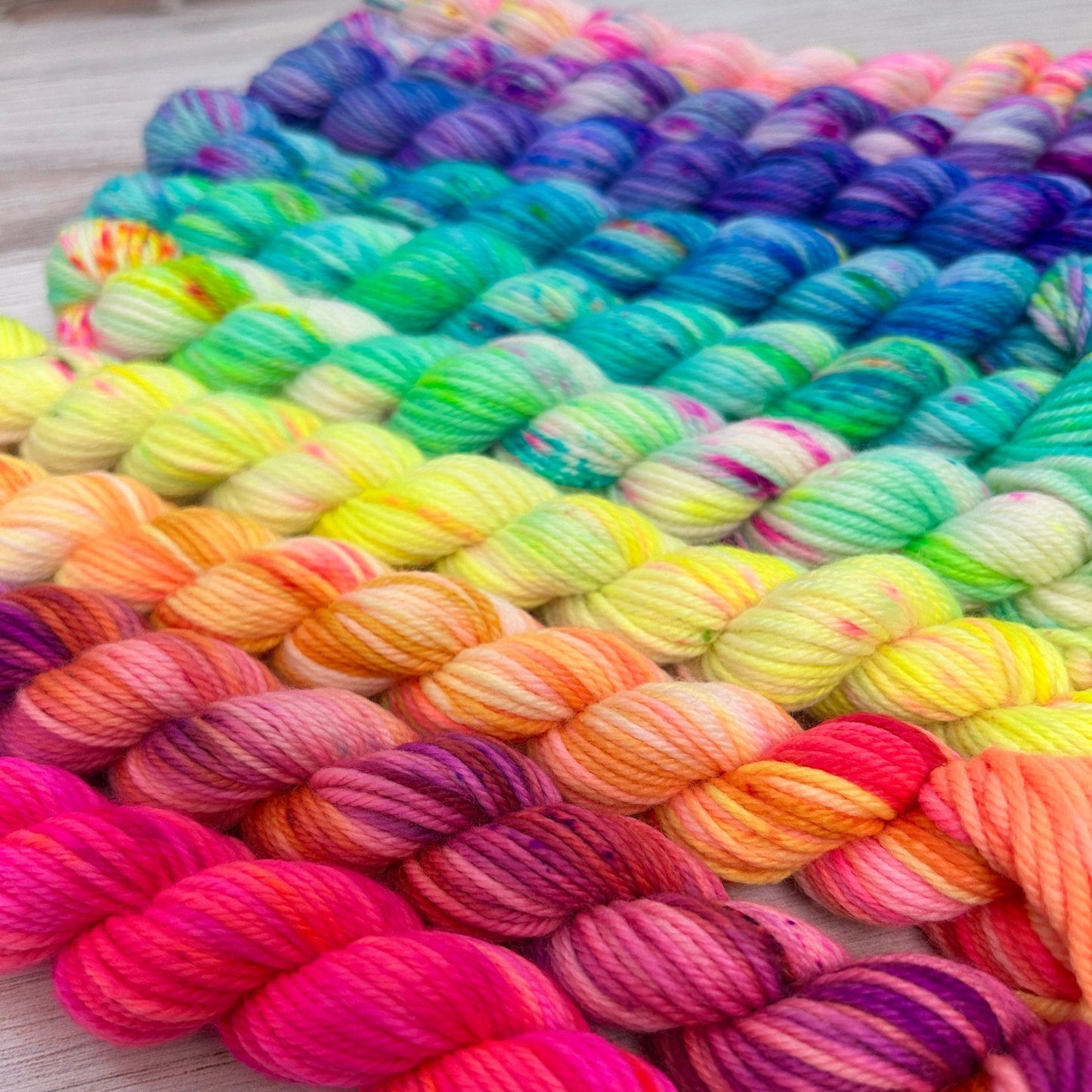 Speckled Merino DK Mini Bundle Hand-dyed Fiber-Macgyver