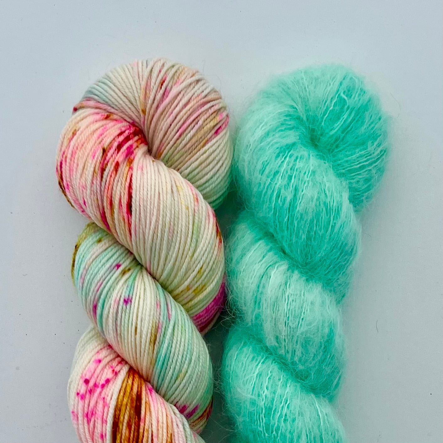 Sprinkles & Mineral Lento Sweater Bundle Hand-dyed Fiber-Macgyver
