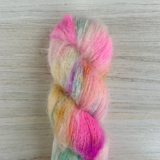 Sprinkles Suri Silk Hand-dyed Yarn Fiber-Macgyver