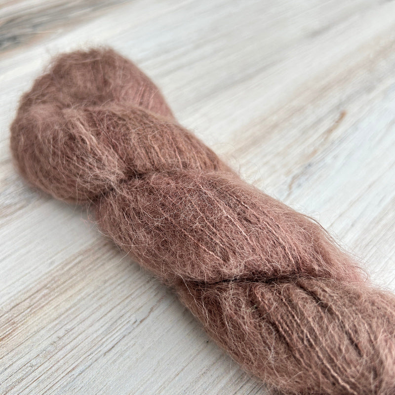 Suede Suri Silk Hand-dyed Yarn Fiber-Macgyver