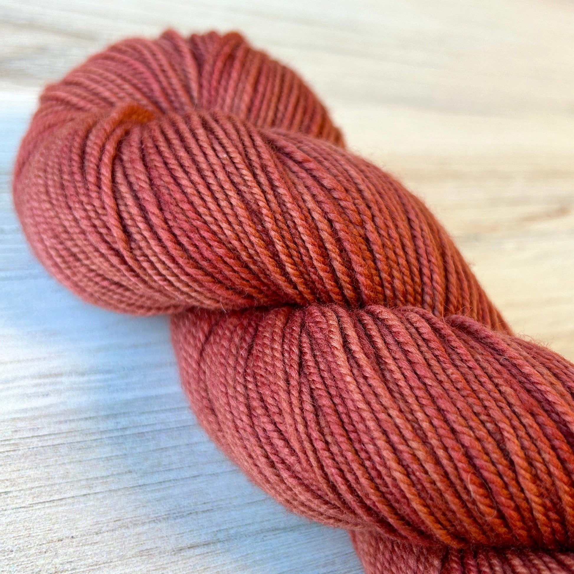 Terracotta Shaniko Yarn Hand-dyed Yarn Fiber-Macgyver