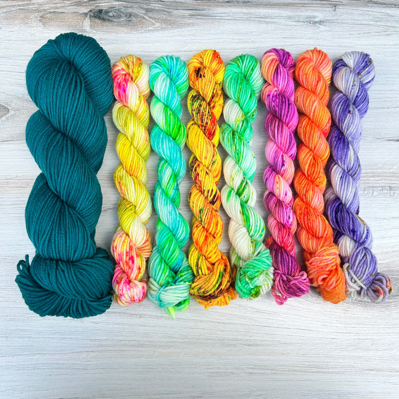 The DK Bundle Hand-dyed Fiber-Macgyver