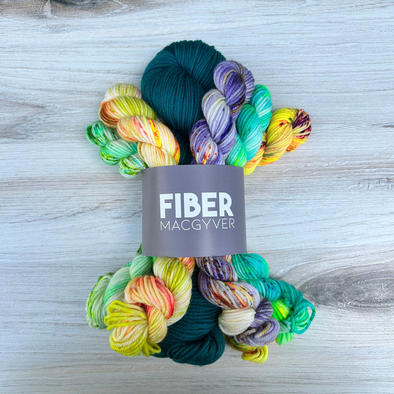 The DK Bundle Hand-dyed Fiber-Macgyver