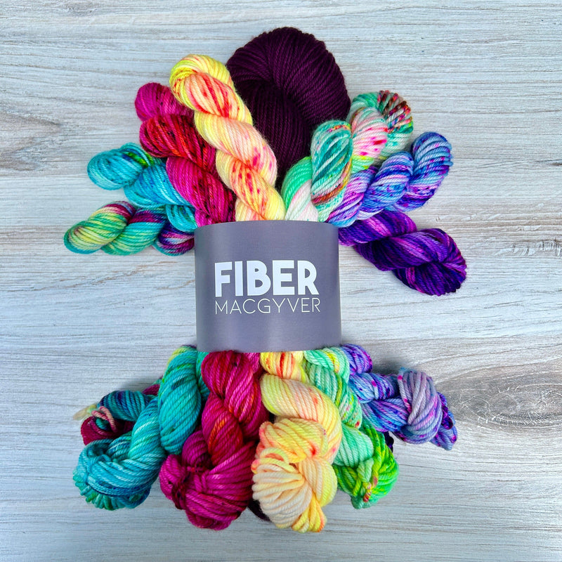 The DK Bundle Hand-dyed Fiber-Macgyver