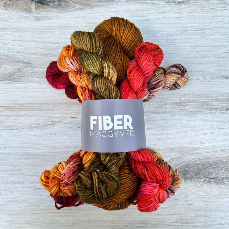 The DK Bundle Hand-dyed Fiber-Macgyver