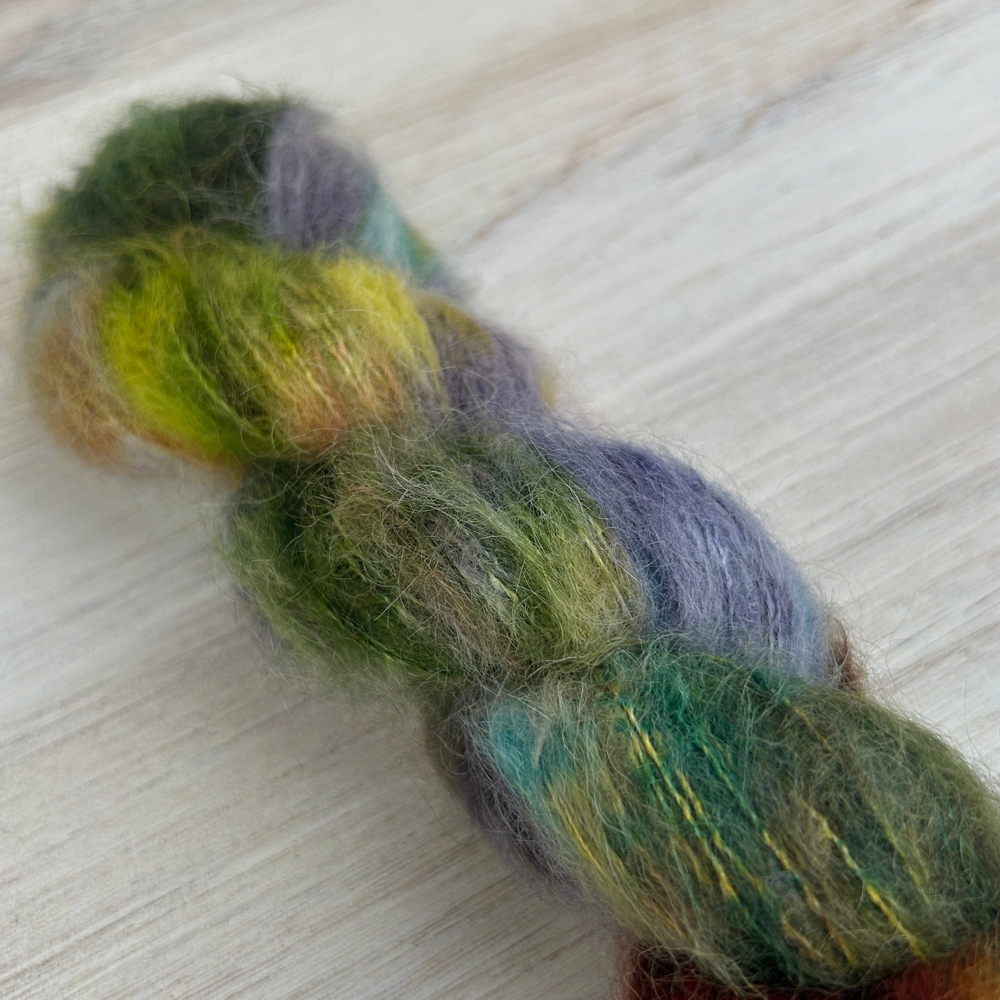 Understory Suri Silk Hand-dyed Yarn Fiber-Macgyver