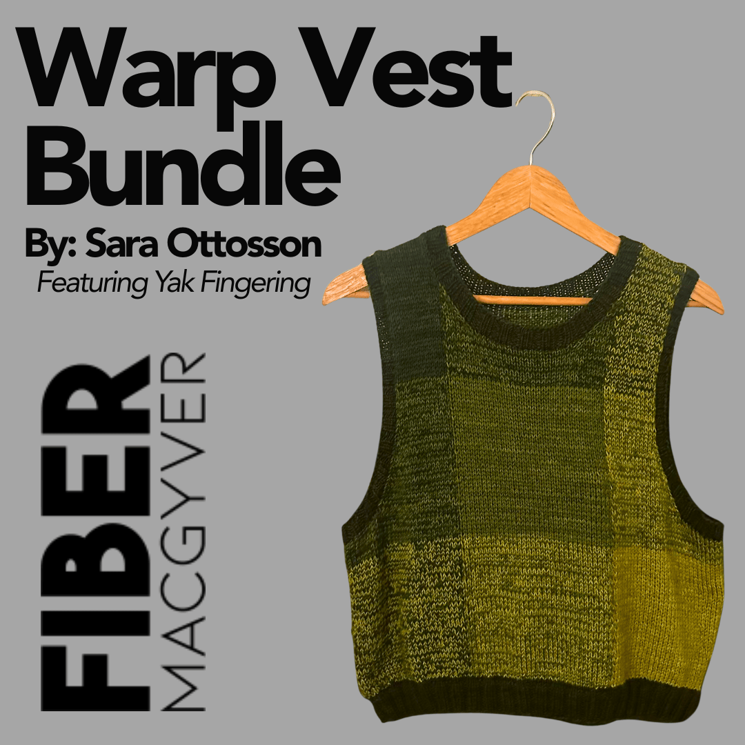 Warp Vest Bundle Hand-dyed Fiber-Macgyver