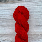 COUNTRY RED Merino Alpaca Worsted Hand-dyed Yarn Fiber-Macgyver