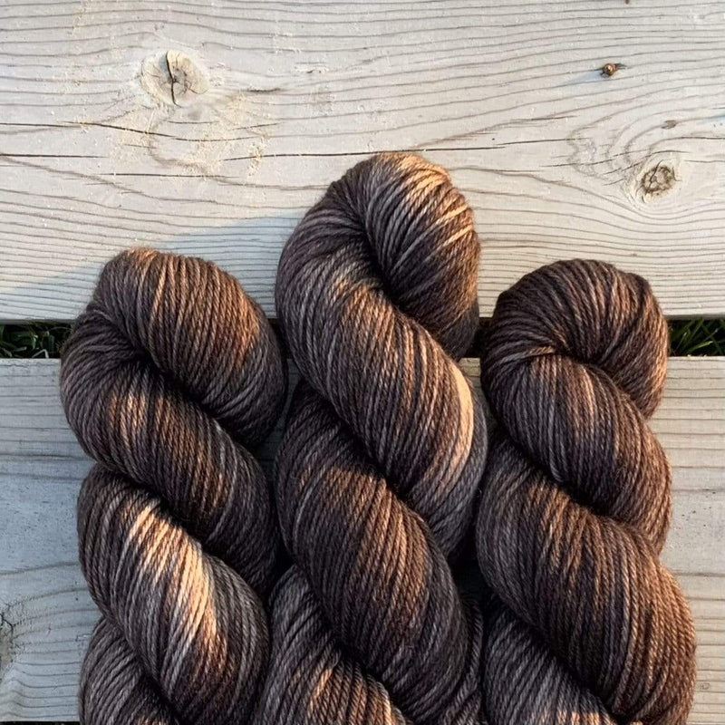 MAHOGANY Merino DK Hand-dyed Yarn Fiber-Macgyver