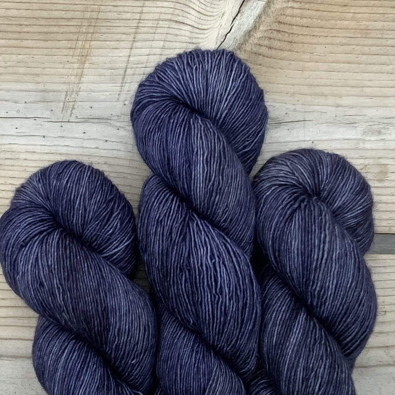 MIDNIGHT Merino Singles Hand-dyed Yarn Fiber-Macgyver