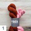 OOAK Pressed Flower Hat Bundles Hand-dyed Fiber-Macgyver