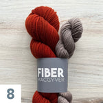 OOAK Pressed Flower Hat Bundles Hand-dyed Fiber-Macgyver
