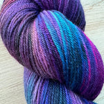 PEACOCK Merino Nylon Sock Weight Hand-dyed Yarn Fiber-Macgyver