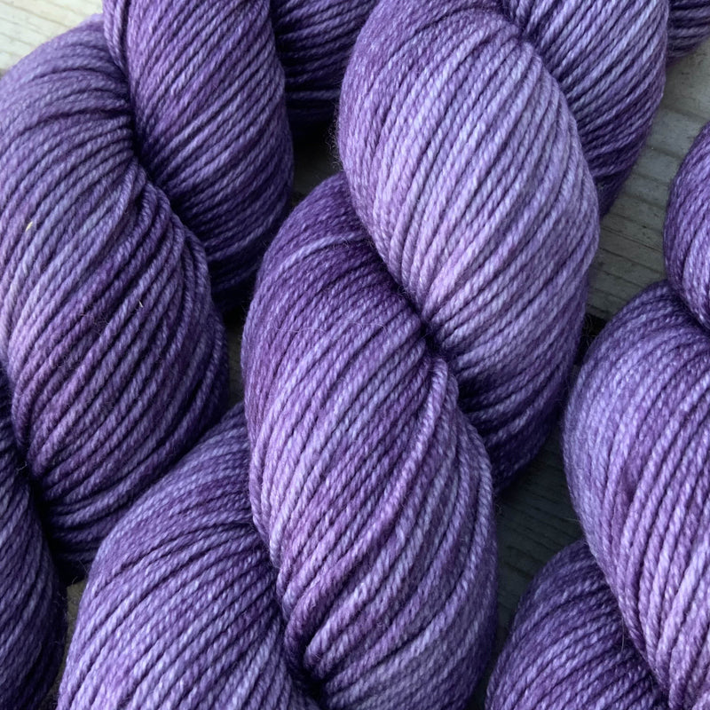 VIOLET Merino SW Sport Hand-dyed Yarn Fiber-Macgyver